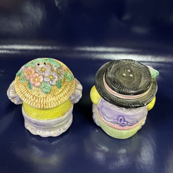 VTG OCI Omnibus Sri Lanka Lemon and Lime Mariachi Salt and Pepper Shakers Unused - Picture 2 of 7